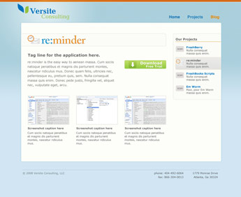 Versite Consulting subpage